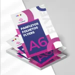 Galeria Panfleto Couchê 90g 10x14cm Frente