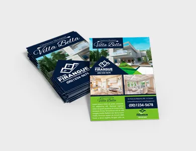 Panfleto Couchê 90g 14x20cm Frente