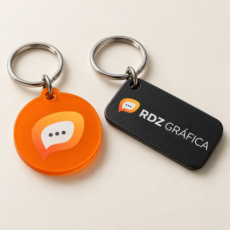 Chaveiros personalizados